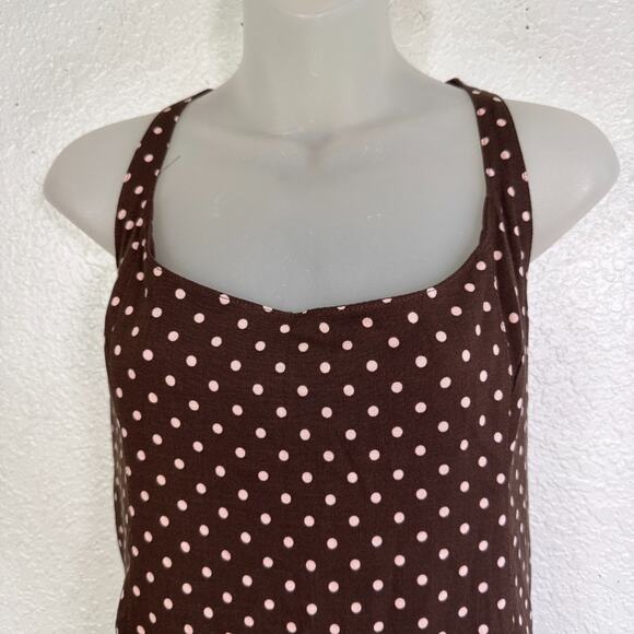 Free People High Strung Romper Womens Large Polka Dot Halter Boho Playsuit NEW - Picture 4 of 10
